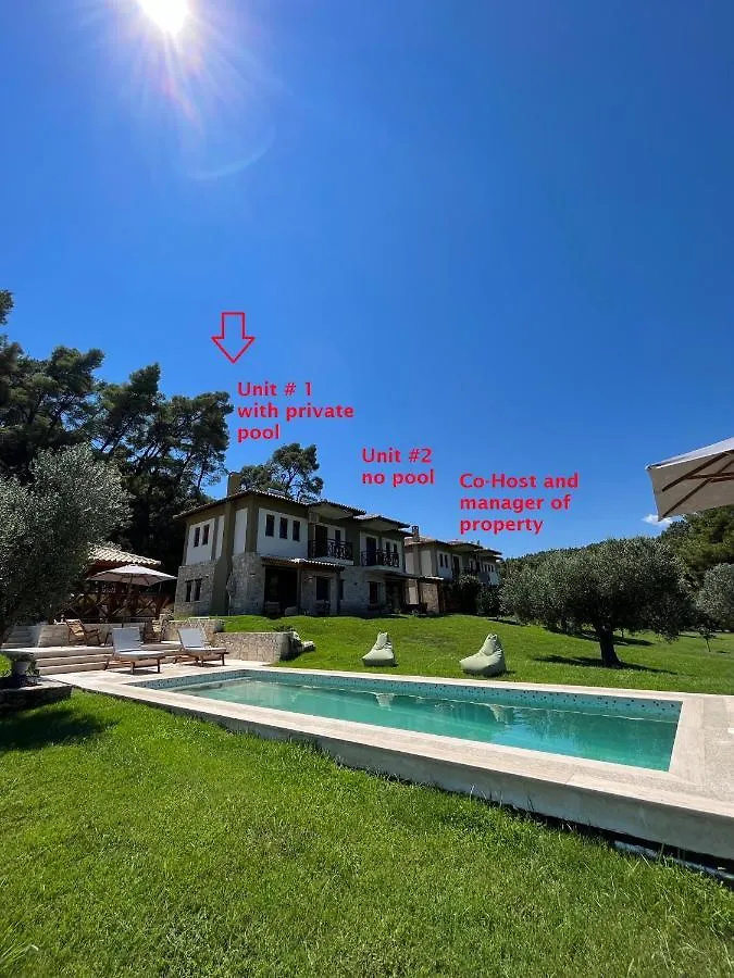 Paralia Homes Cheerful 2 Bedroom With Pool, Unit #1 Kriopigi Villa